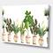 Designart - Trio of Houseplants Sanseviera Snake Plant - Farmhouse Canvas Wall Art Print